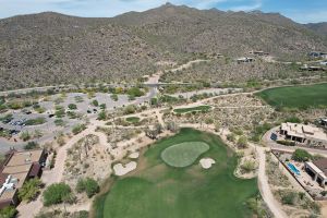 Dove Mountain (Wild Burro) 9th Aerial Green